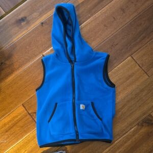 Carhartt Blue Kids Hoodie Vest